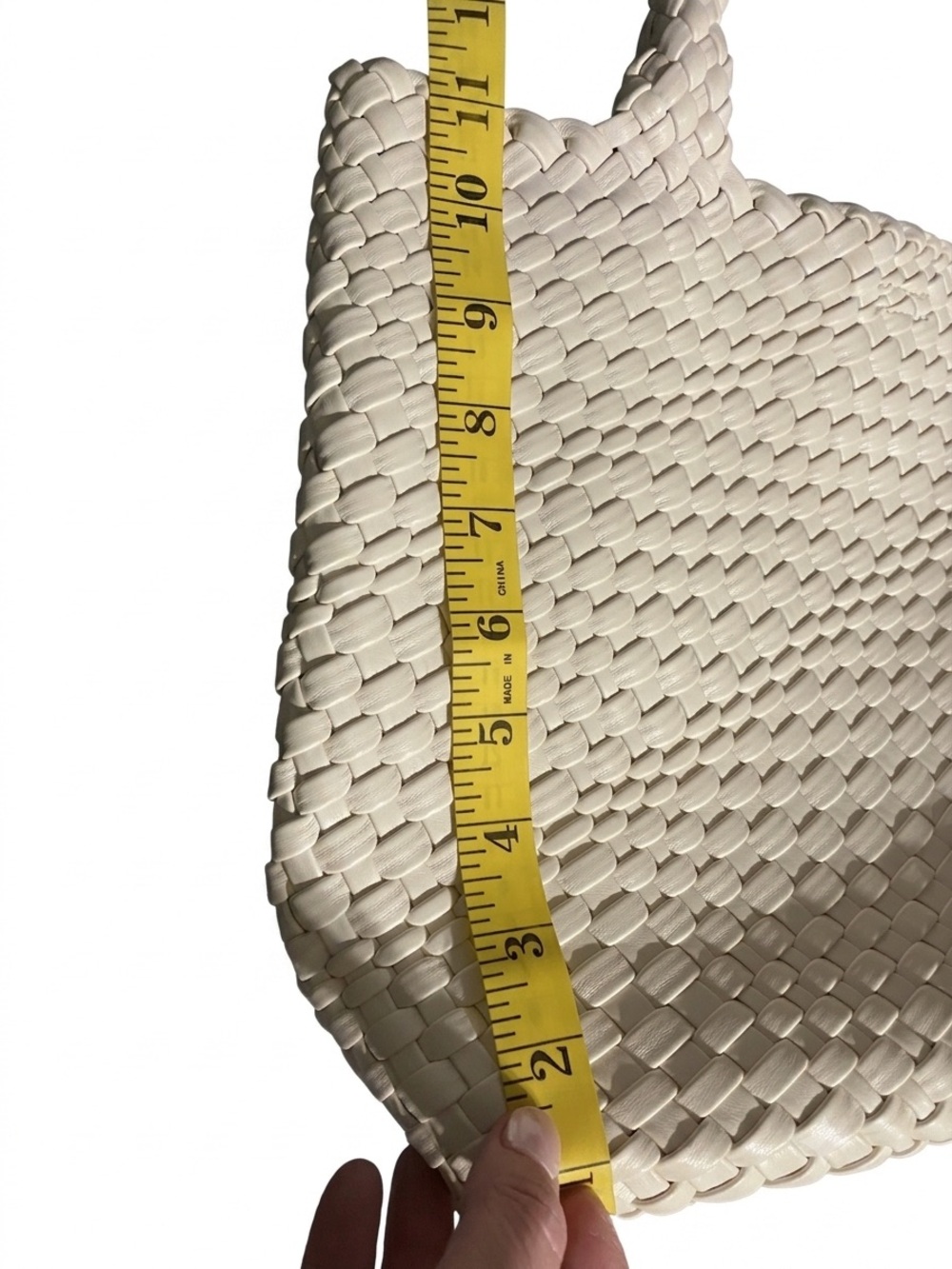 Rachel Zoe Woven Tote in Light Beige - Picture 6 of 9